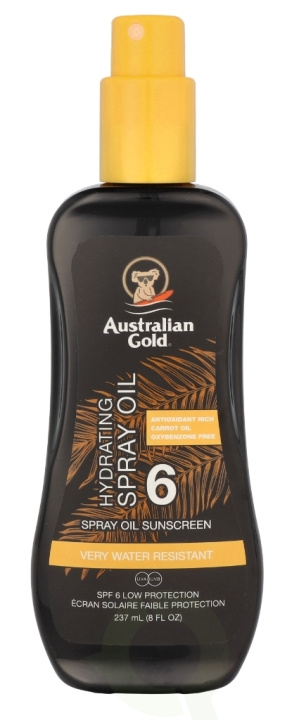 Australian Gold Hydrating Spray Oil Sunscreen SPF6 237 ml ryhmässä KAUNEUS JA TERVEYS / Ihonhoito / Rusketus / Aurinkosuoja @ TP E-commerce Nordic AB (C84474)