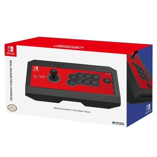 Hori Real Arcade Pro V Hayabusa Fight Stick taistelutikku ryhmässä KODINELEKTRONIIKKA / Pelikonsolit & Tarvikkeet / Nintendo Switch / Tarvikkeet @ TP E-commerce Nordic AB (C84563)