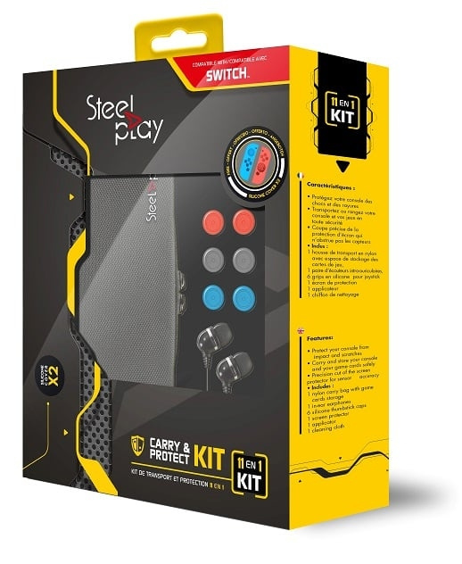 Steelplay Kit Carry & Protect ryhmässä KODINELEKTRONIIKKA / Pelikonsolit & Tarvikkeet / Nintendo Switch / Tarvikkeet @ TP E-commerce Nordic AB (C84567)