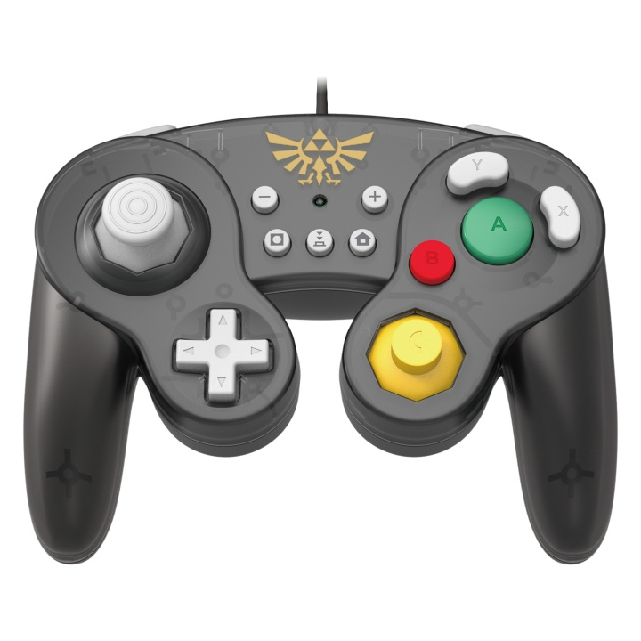 Hori Super Smash Bros Gamepad - Zelda ryhmässä KODINELEKTRONIIKKA / Pelikonsolit & Tarvikkeet / Nintendo Switch / Tarvikkeet @ TP E-commerce Nordic AB (C84573)