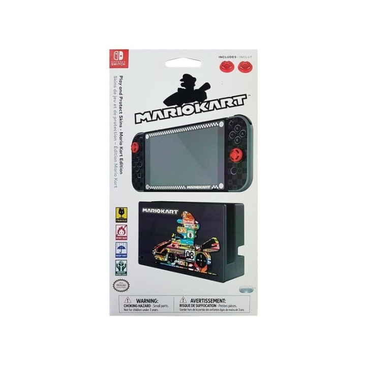 PDP Gaming Nintendo Switch Mario Kart Protect Skin ryhmässä KODINELEKTRONIIKKA / Pelikonsolit & Tarvikkeet / Nintendo Switch / Tarvikkeet @ TP E-commerce Nordic AB (C84576)