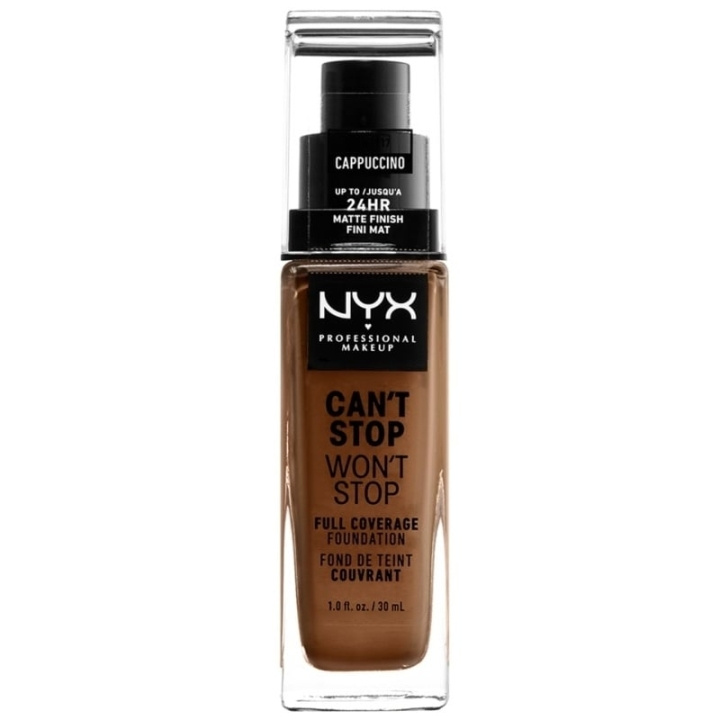 NYX Professional Makeup Can\'t Stop Won\'t Stop -säätiö - Cappucino ryhmässä KAUNEUS JA TERVEYS / Meikit / Meikit Kasvot / Meikkivoide @ TP E-commerce Nordic AB (C84580)