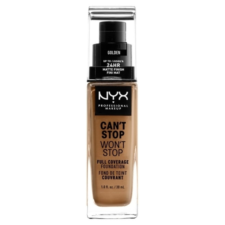 NYX Professional Makeup Can\'t Stop Won\'t Stop -säätiö - Golden ryhmässä KAUNEUS JA TERVEYS / Meikit / Meikit Kasvot / Meikkivoide @ TP E-commerce Nordic AB (C84581)