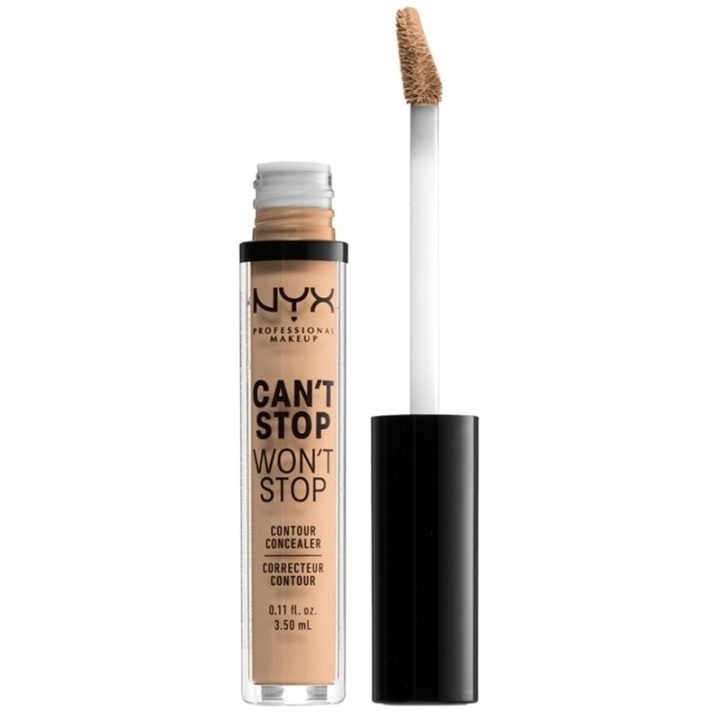 NYX Professional Makeup Can\'t Stop Won\'t Stop Concealer - Luonnollinen ryhmässä KAUNEUS JA TERVEYS / Meikit / Meikit Kasvot / Peitevoide @ TP E-commerce Nordic AB (C84584)