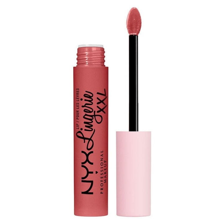 NYX Professional Makeup Lip Lingerie XXL mattainen nestemäinen huulipuna - Xxpose Me ryhmässä KAUNEUS JA TERVEYS / Meikit / Huulet / Huulipuna @ TP E-commerce Nordic AB (C84603)