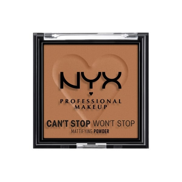 NYX Professional Makeup Can\'t Stop Won\'t Stop Mattifying Powder - Mokka ryhmässä KAUNEUS JA TERVEYS / Meikit / Meikit Kasvot / Puuteri @ TP E-commerce Nordic AB (C84612)