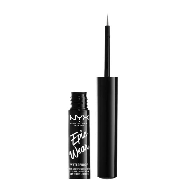 NYX Professional Makeup Epic Wear Metallinen nestemäinen rajauskynä - Gunmetal ryhmässä KAUNEUS JA TERVEYS / Meikit / Silmät ja kulmat / Silmänrajauskynä / Kajaali @ TP E-commerce Nordic AB (C84613)