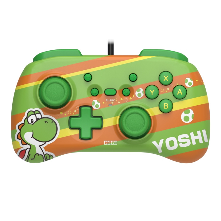 Hori Horipad Mini Super Mario Series Yoshi ryhmässä KODINELEKTRONIIKKA / Pelikonsolit & Tarvikkeet / Nintendo Switch / Tarvikkeet @ TP E-commerce Nordic AB (C84618)