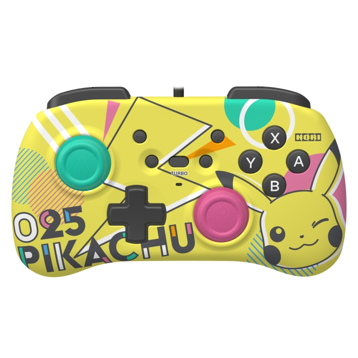 Hori Horipad Mini Pikachu Pop ryhmässä KODINELEKTRONIIKKA / Pelikonsolit & Tarvikkeet / Nintendo Switch / Tarvikkeet @ TP E-commerce Nordic AB (C84619)