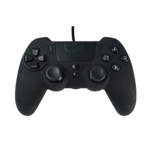 Steelplay MetalTech langallinen ohjain - MUSTA ryhmässä KODINELEKTRONIIKKA / Pelikonsolit & Tarvikkeet / Sony PlayStation 4 @ TP E-commerce Nordic AB (C84644)