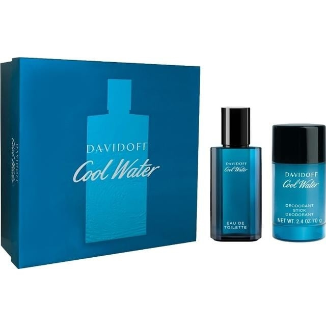 Davidoff Cool Water Man EDT 40 ml + Deo Stick 75 ml - Lahjasetti ryhmässä KAUNEUS JA TERVEYS / Lahjapakkaukset / Miesten lahjapakkaukset @ TP E-commerce Nordic AB (C84659)