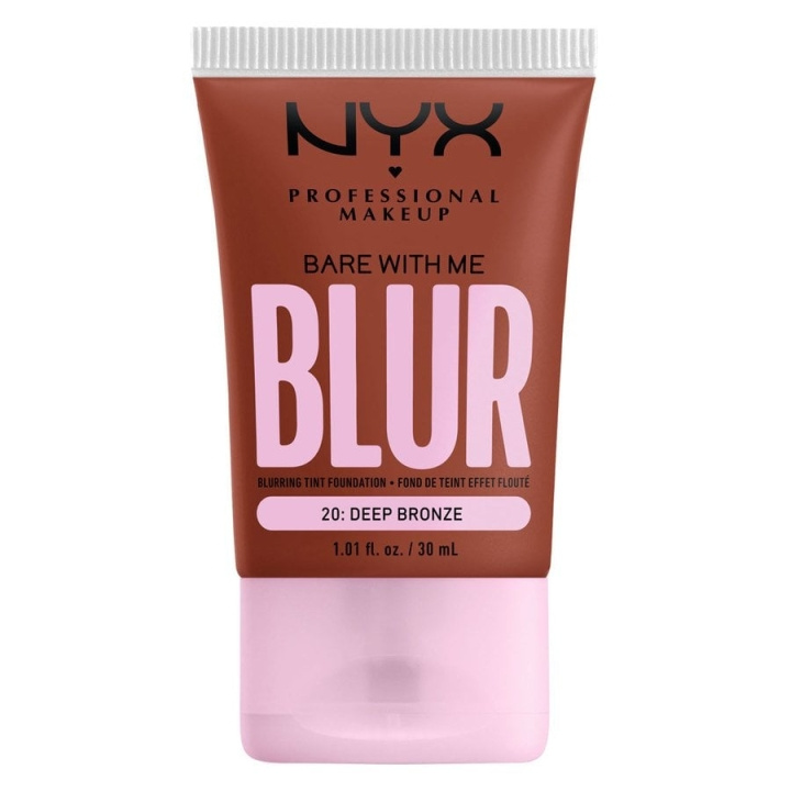 NYX Professional Makeup Bare With Me Blur Tint Foundation 20 Deep Bronze -värisävysävy ryhmässä KAUNEUS JA TERVEYS / Meikit / Meikit Kasvot / Meikkivoide @ TP E-commerce Nordic AB (C84683)