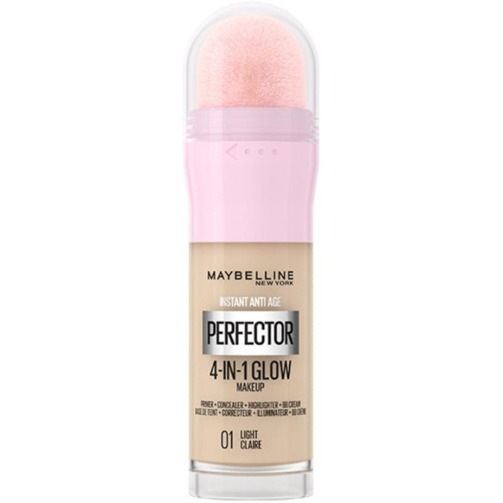 Maybelline Instant Perfector 4-in-1 Glow Makeup 01 Light Instant Perfector 4-in-1 Glow Makeup 01 Light ryhmässä KAUNEUS JA TERVEYS / Meikit / Meikit Kasvot / Meikkivoide @ TP E-commerce Nordic AB (C84691)