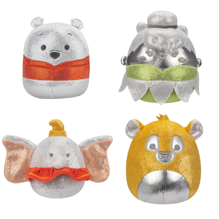 Squishmallows 13 cm Disney 100 4-pack (230233) ryhmässä LELUT, TUOTTEET LAPSILLE JA VAUVOILLE / Lelut vauvoille (0-3v) / Pehmolelut @ TP E-commerce Nordic AB (C84721)