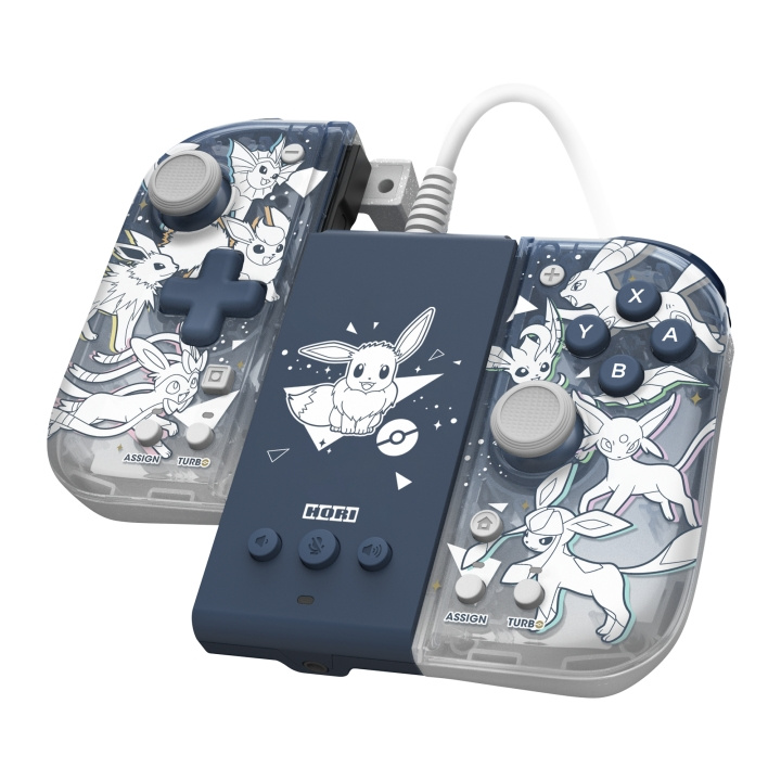 Hori Split Pad Compact -lisälaitesarja (Eevee) ryhmässä KODINELEKTRONIIKKA / Pelikonsolit & Tarvikkeet / Nintendo Switch / Tarvikkeet @ TP E-commerce Nordic AB (C84757)