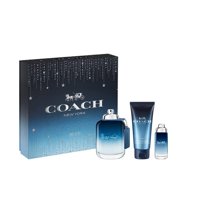 Coach Sininen EDT 100 ml + EDT 15 ml + Suihkugeeli 100 ml - Lahjasetti ryhmässä KAUNEUS JA TERVEYS / Lahjapakkaukset / Miesten lahjapakkaukset @ TP E-commerce Nordic AB (C84787)