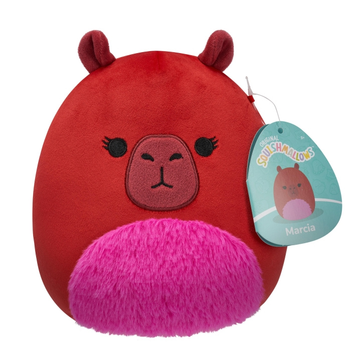 Squishmallows 19 cm P20 Pehmo - Marcia Capybara (206077) ryhmässä LELUT, TUOTTEET LAPSILLE JA VAUVOILLE / Lelut vauvoille (0-3v) / Pehmolelut @ TP E-commerce Nordic AB (C84810)