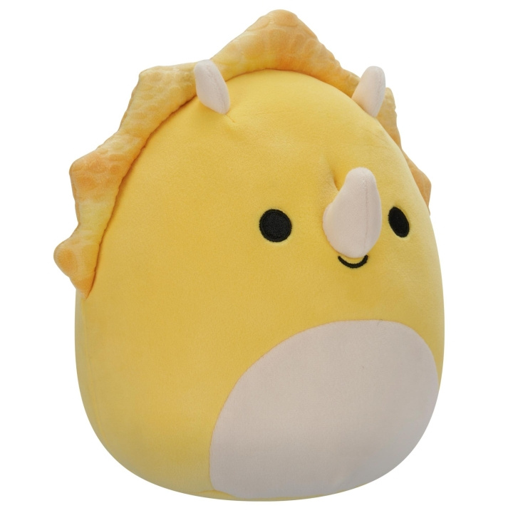 Squishmallows 19 cm P19 - Lancaster, keltainen triceratopsi ryhmässä LELUT, TUOTTEET LAPSILLE JA VAUVOILLE / Lelut vauvoille (0-3v) / Pehmolelut @ TP E-commerce Nordic AB (C84853)