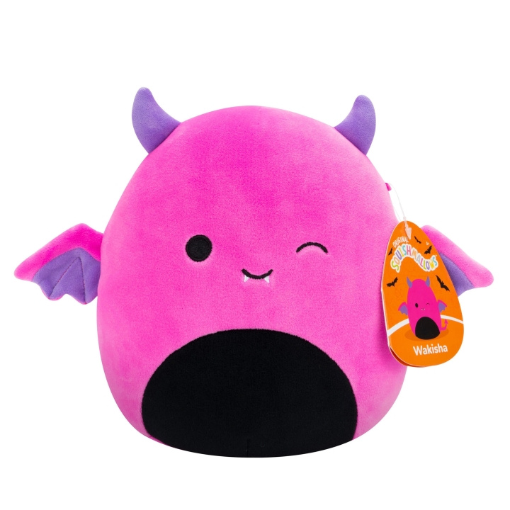 Squishmallows 19 cm Halloween pehmo - Wakisha Devil - Paholainen 19 cm ryhmässä LELUT, TUOTTEET LAPSILLE JA VAUVOILLE / Lelut vauvoille (0-3v) / Pehmolelut @ TP E-commerce Nordic AB (C84896)