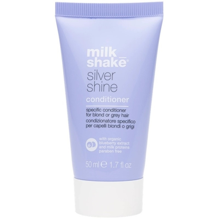 Milk_Shake Silver Shine Conditioner 50ml ryhmässä KAUNEUS JA TERVEYS / Hiukset &Stailaus / Hiustenhoito / Hoitoaine @ TP E-commerce Nordic AB (C84932)