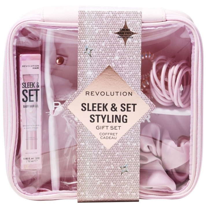 Makeup Revolution Hair Sleek & Set Styling Gift Set ryhmässä KAUNEUS JA TERVEYS / Lahjapakkaukset / Naisten lahjapakkaukset @ TP E-commerce Nordic AB (C84945)