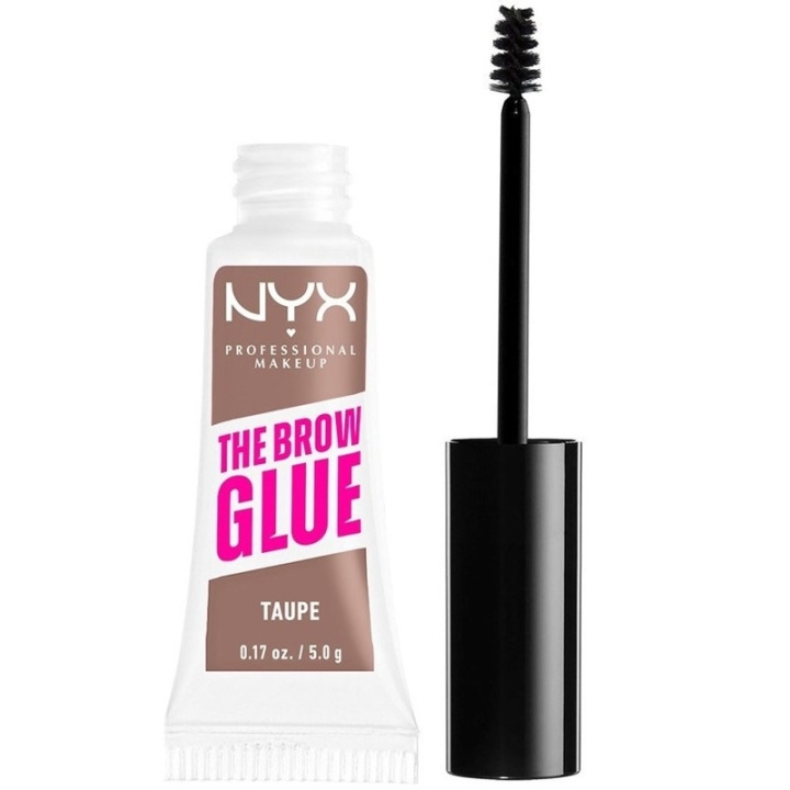 NYX PROF. MAKEUP The Brow Glue Instant Brow Styler 02 Taupe ryhmässä KAUNEUS JA TERVEYS / Meikit / Silmät ja kulmat / Ripsiväri @ TP E-commerce Nordic AB (C84947)