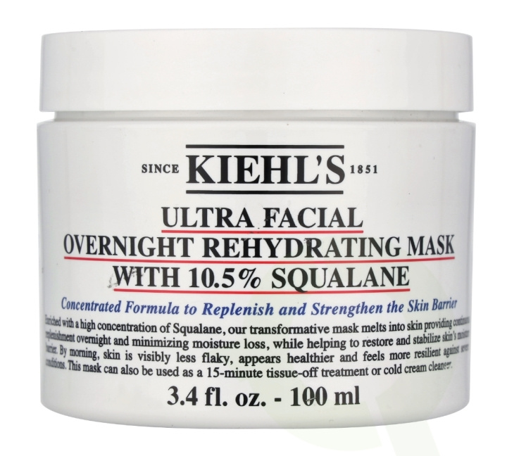 Kiehl\'s Ultra Facial Overnight Face Mask 100 g ryhmässä KAUNEUS JA TERVEYS / Ihonhoito / Kasvot / Naamiot @ TP E-commerce Nordic AB (C85010)