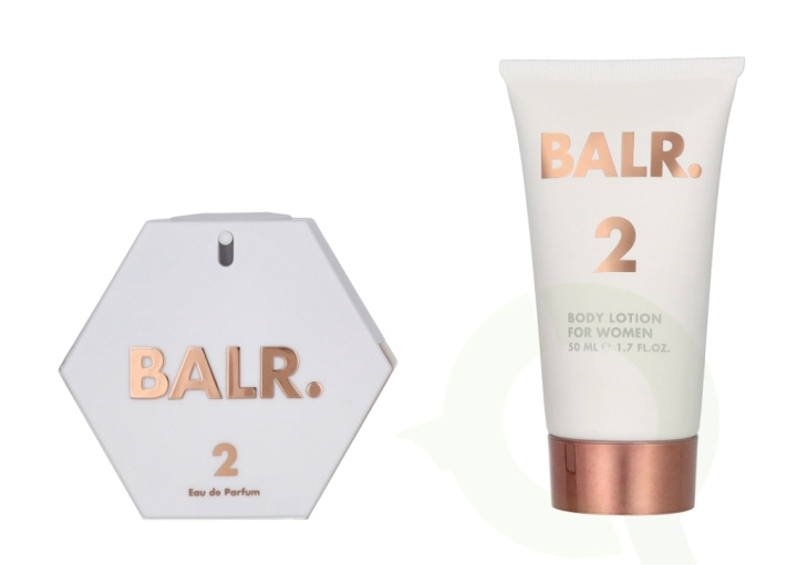 Balr. 2 FOR WOMEN Giftset 80 ml Edp Spray 30 ml/Body Lotion 50ml ryhmässä KAUNEUS JA TERVEYS / Lahjapakkaukset / Naisten lahjapakkaukset @ TP E-commerce Nordic AB (C85039)