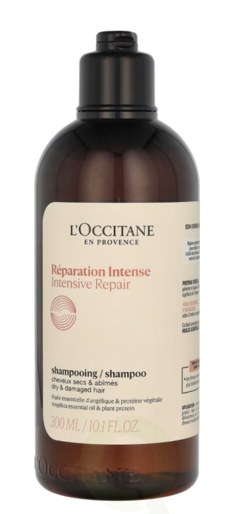 L\'Occitane Intensive Repair Shampoo 300 ml Dry And Damaged Hair ryhmässä KAUNEUS JA TERVEYS / Hiukset &Stailaus / Hiustenhoito / Shampoo @ TP E-commerce Nordic AB (C85048)