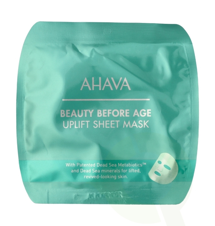 Ahava Beauty Before Age Uplift. & Firm. Sheet Mask 17 g ryhmässä KAUNEUS JA TERVEYS / Ihonhoito / Kasvot / Naamiot @ TP E-commerce Nordic AB (C85049)