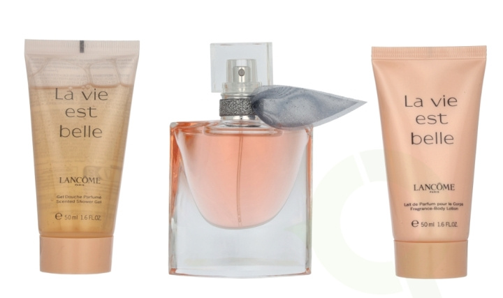 Lancome La Vie Est Belle Giftset 130 ml Edp Spray 30ml/Body Lotion 50ml/Shower Gel 50ml ryhmässä KAUNEUS JA TERVEYS / Lahjapakkaukset / Naisten lahjapakkaukset @ TP E-commerce Nordic AB (C85063)