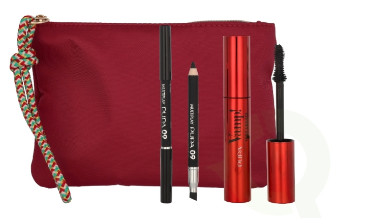 Pupa Milano Pupa Vamp! Sexy Lashes Makeup Set 12.8 ml Mascara #011 Sexy Black 12ml/Multiplay Pen #09 Deep Black 0,8gr/Bag ryhmässä KAUNEUS JA TERVEYS / Lahjapakkaukset / Naisten lahjapakkaukset @ TP E-commerce Nordic AB (C85101)