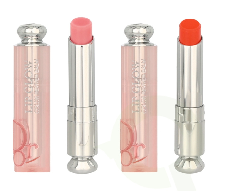 Dior Addict Lip Glow Duo Set 6.4 g #001 Pink & #004 Coral ryhmässä KAUNEUS JA TERVEYS / Meikit / Huulet / Huulipuna @ TP E-commerce Nordic AB (C85141)