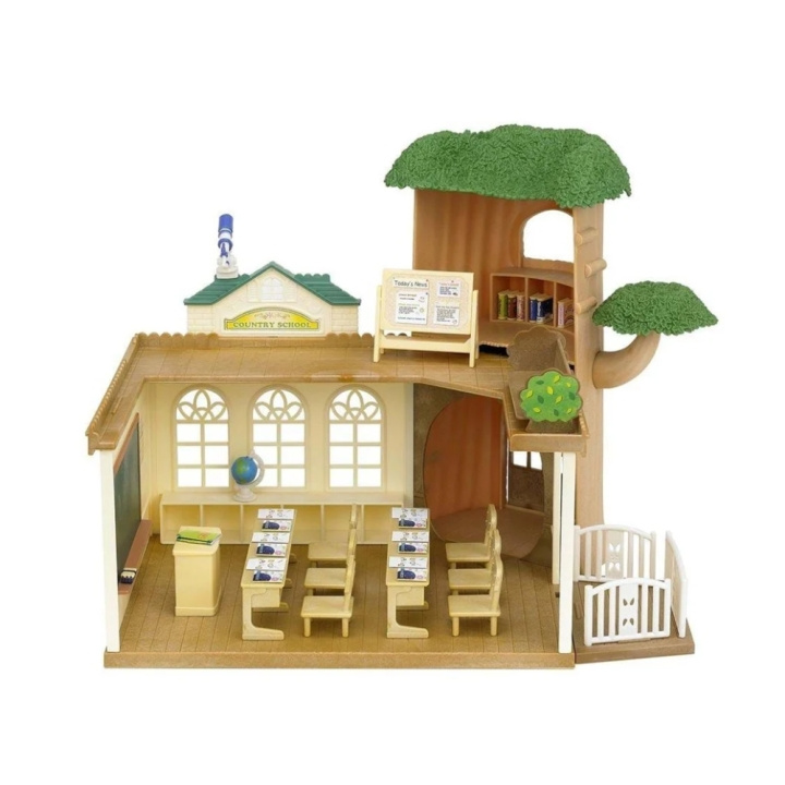 Sylvanian Families Country Tree School (5105) ryhmässä LELUT, TUOTTEET LAPSILLE JA VAUVOILLE / Leikkikalut, Askartelu &Pelit / Lelut @ TP E-commerce Nordic AB (C85153)