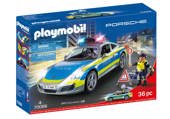 Playmobil Porsche 911 Carrera 4S Poliisi - Valkoinen (70066) ryhmässä LELUT, TUOTTEET LAPSILLE JA VAUVOILLE / Leikkikalut, Askartelu &Pelit / Lelut @ TP E-commerce Nordic AB (C85174)