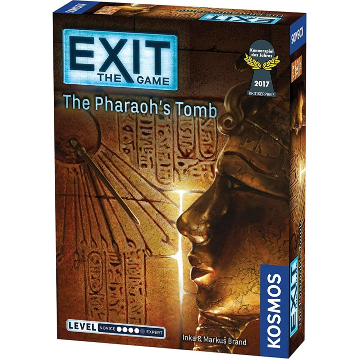 Exit: Escape Room : The Pharaoh\'s Tomb (EN) (KOS1265) ryhmässä LELUT, TUOTTEET LAPSILLE JA VAUVOILLE / Leikkikalut, Askartelu &Pelit / Seurapelit / Perhepelit @ TP E-commerce Nordic AB (C85176)