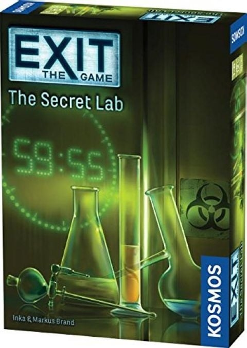 Exit: Escape Room : The Secret Lab (EN) (KOS1266) ryhmässä LELUT, TUOTTEET LAPSILLE JA VAUVOILLE / Leikkikalut, Askartelu &Pelit / Seurapelit / Perhepelit @ TP E-commerce Nordic AB (C85177)