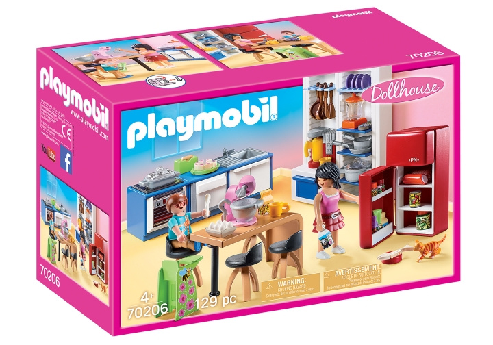 Playmobil Perheen keittiö (70206) ryhmässä LELUT, TUOTTEET LAPSILLE JA VAUVOILLE / Leikkikalut, Askartelu &Pelit / Lelut @ TP E-commerce Nordic AB (C85188)