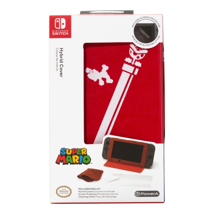 PowerA Hybridi kansi - Mario ryhmässä KODINELEKTRONIIKKA / Pelikonsolit & Tarvikkeet / Nintendo Switch @ TP E-commerce Nordic AB (C85190)