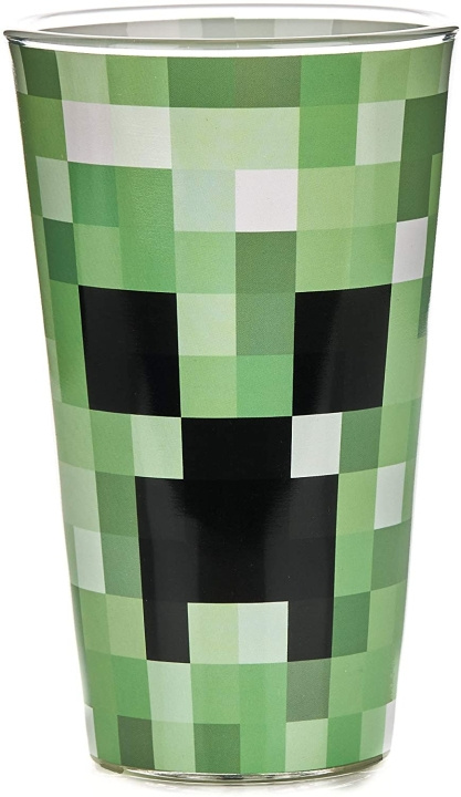 Paladone Minecraft Creeper lasi - 450ml (PP6729MCF) ryhmässä URHEILU, VAPAA-AIKA JA HARRASTUS / Hauskat tavarat / Mukit @ TP E-commerce Nordic AB (C85206)