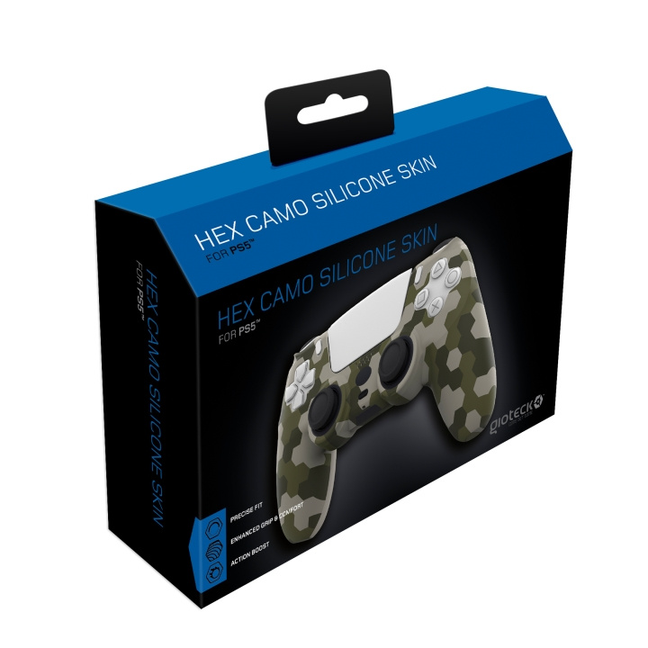 Gioteck Hex Camo silikoni-iho ryhmässä KODINELEKTRONIIKKA / Pelikonsolit & Tarvikkeet / Sony PlayStation 4 @ TP E-commerce Nordic AB (C85262)