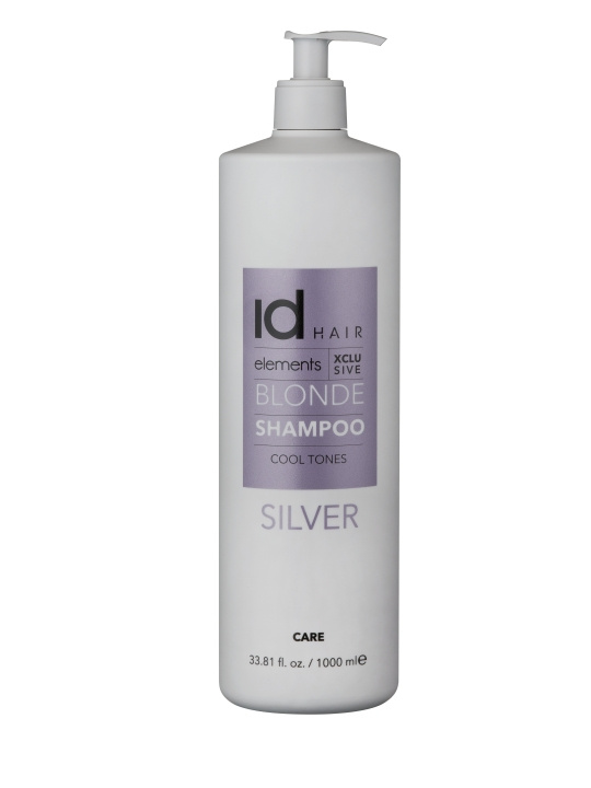 ID Hair Elements Xclusive Silver Shampoo 1000 ml ryhmässä KAUNEUS JA TERVEYS / Hiukset &Stailaus / Hiustenhoito / Hiusväri / Hopeinen shampoo @ TP E-commerce Nordic AB (C85302)