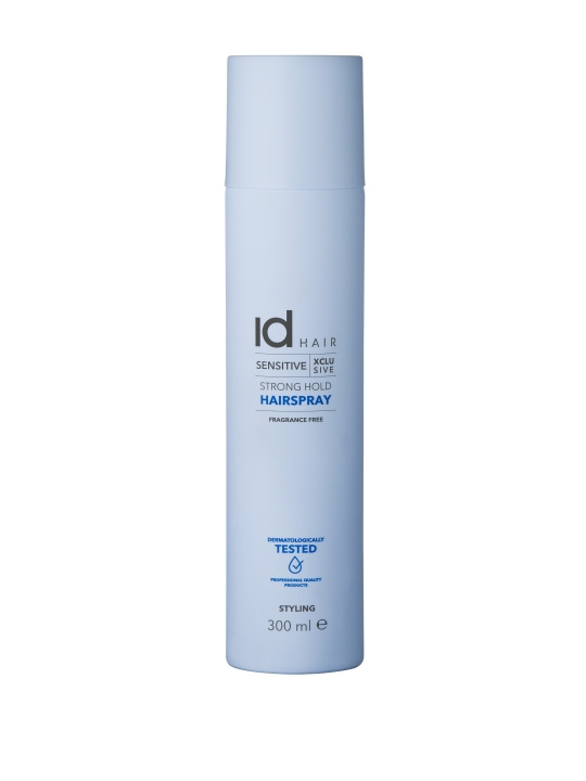 ID Hair Sensitive Xclusive Strong Hold Hairspray 300 ml ryhmässä KAUNEUS JA TERVEYS / Hiukset &Stailaus / Hiusten stailaus / Hiuslakka @ TP E-commerce Nordic AB (C85318)