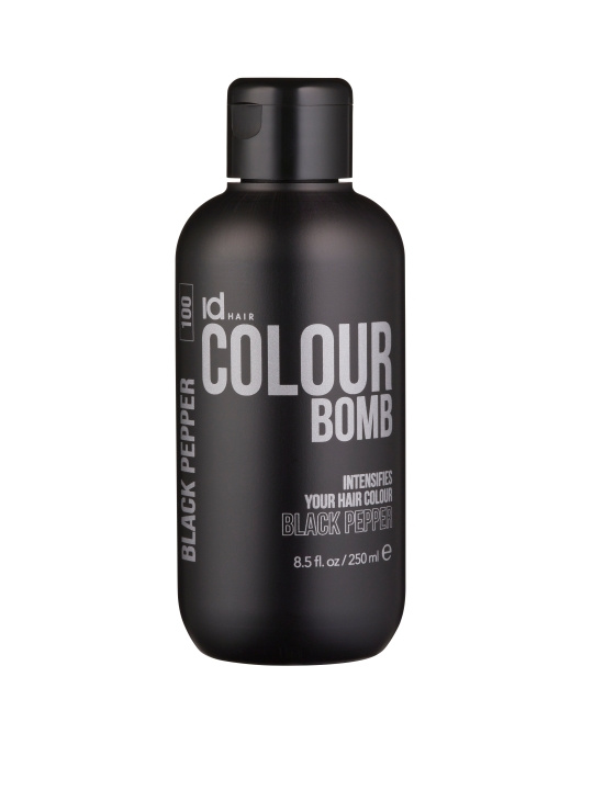 ID Hair Colour Bomb 250 ml - Mustapippuri ryhmässä KAUNEUS JA TERVEYS / Hiukset &Stailaus / Hiustenhoito / Hiusväri / Hiusväri & Väripommi @ TP E-commerce Nordic AB (C85338)