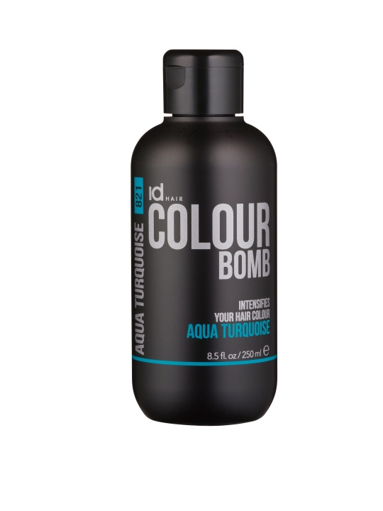 ID Hair Väripommi 250 ml - Aqua Turquoise (turkoosi vesi) ryhmässä KAUNEUS JA TERVEYS / Hiukset &Stailaus / Hiustenhoito / Hiusväri / Hiusväri & Väripommi @ TP E-commerce Nordic AB (C85340)