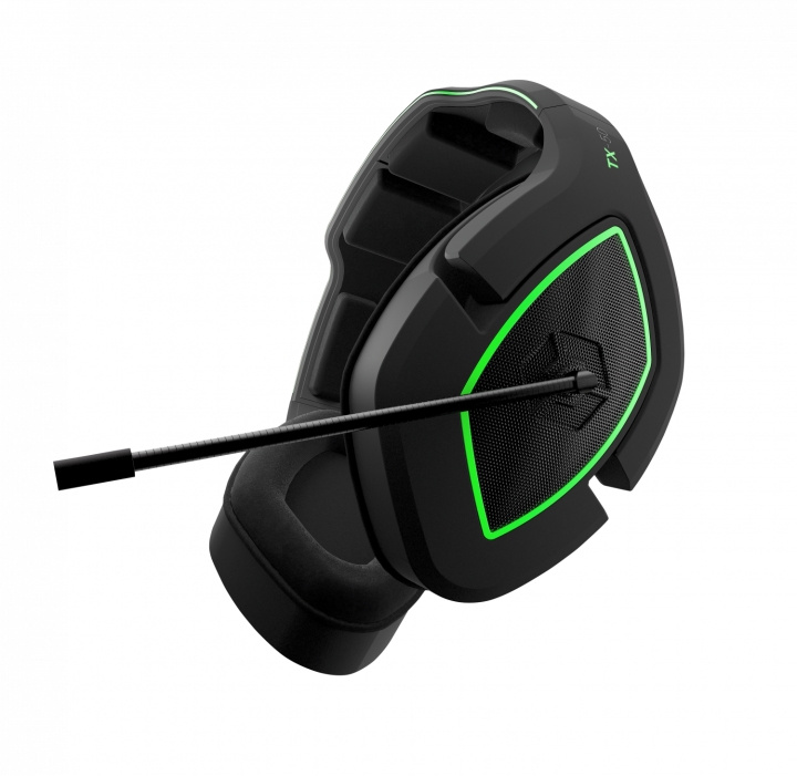 Gioteck TX-50 RF Stereo Gaming Headset (musta/vihreä) (Uni) ryhmässä TIETOKOONET & TARVIKKEET / GAMING / Kuulokkeet @ TP E-commerce Nordic AB (C85359)