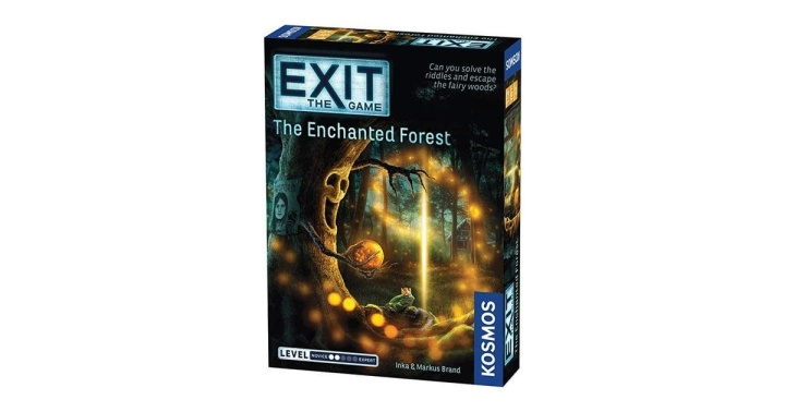 Exit: Escape Room 10: The Enchanted Forest (EN) (KOS1505) ryhmässä LELUT, TUOTTEET LAPSILLE JA VAUVOILLE / Leikkikalut, Askartelu &Pelit / Seurapelit / Perhepelit @ TP E-commerce Nordic AB (C85369)