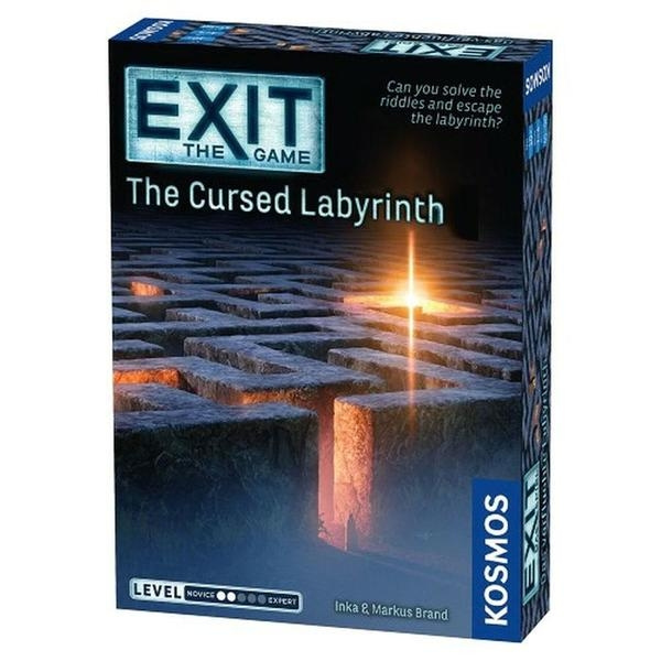 Exit: Escape Room 16: The Cursed Labyrinth (EN) (KOS1595) ryhmässä LELUT, TUOTTEET LAPSILLE JA VAUVOILLE / Leikkikalut, Askartelu &Pelit / Seurapelit / Perhepelit @ TP E-commerce Nordic AB (C85371)