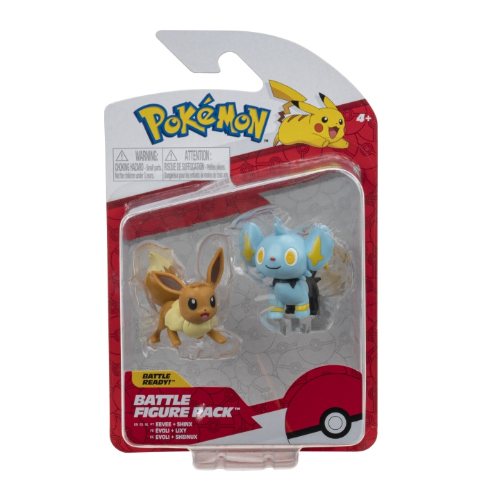 Pokémon Taisteluhahmopakkaus - Shinx & Eevee (PKW2647) ryhmässä LELUT, TUOTTEET LAPSILLE JA VAUVOILLE / Leikkikalut, Askartelu &Pelit / Figuurit & miniatyyrit @ TP E-commerce Nordic AB (C85440)