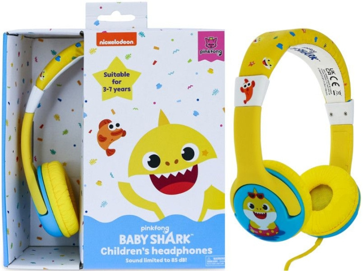 OTL Junior kuulokkeet - Baby Shark Holiday (BS0845) ryhmässä KODINELEKTRONIIKKA / Ääni & Kuva / Kuulokkeet & Tarvikkeet / Kuulokkeet @ TP E-commerce Nordic AB (C85460)